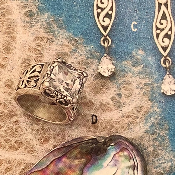 Silpada Sterling Silver ‘Uptown’ Cubic Zirconia Ring R0981 - Picture 2 of 12